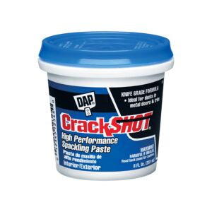 Dap High Performance Spackling Paste White 8fl oz. Dap High Performance Spackling Paste White 8fl oz.